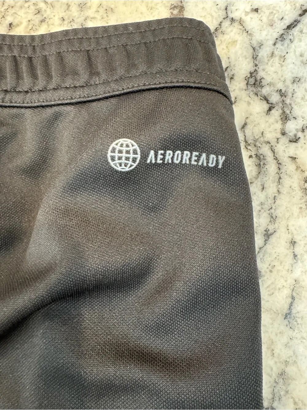 Adidas Black Gold 3 Stripe Track Pants Medium Ankle Zip